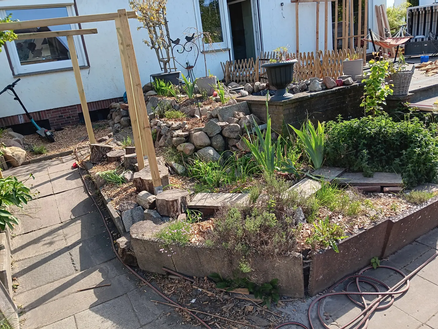 Kindertagespflege Klatschmohn - draußen im Garten